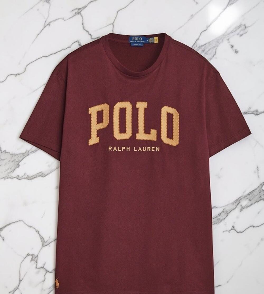 Polo Ralph Lauren Men’s XL Burgundy Logo Graphic Short Sleeve T-Shirt